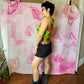 Early 00s Custo Barcelona Mod Portrait Mini Dress “As Seen On…”