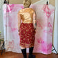Y2K Betsey Johnson Floral Mesh Skirt