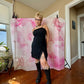 Y2K Betsey Johnson Silk Lettuce Hem Dress