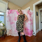 2000 Spring Betsey Johnson Floral Sheer Slip Dress
