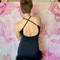 90s Bebe Moda Feather Trim Mini Dress
