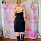 Y2K Betsey Johnson Silk Lettuce Hem Dress