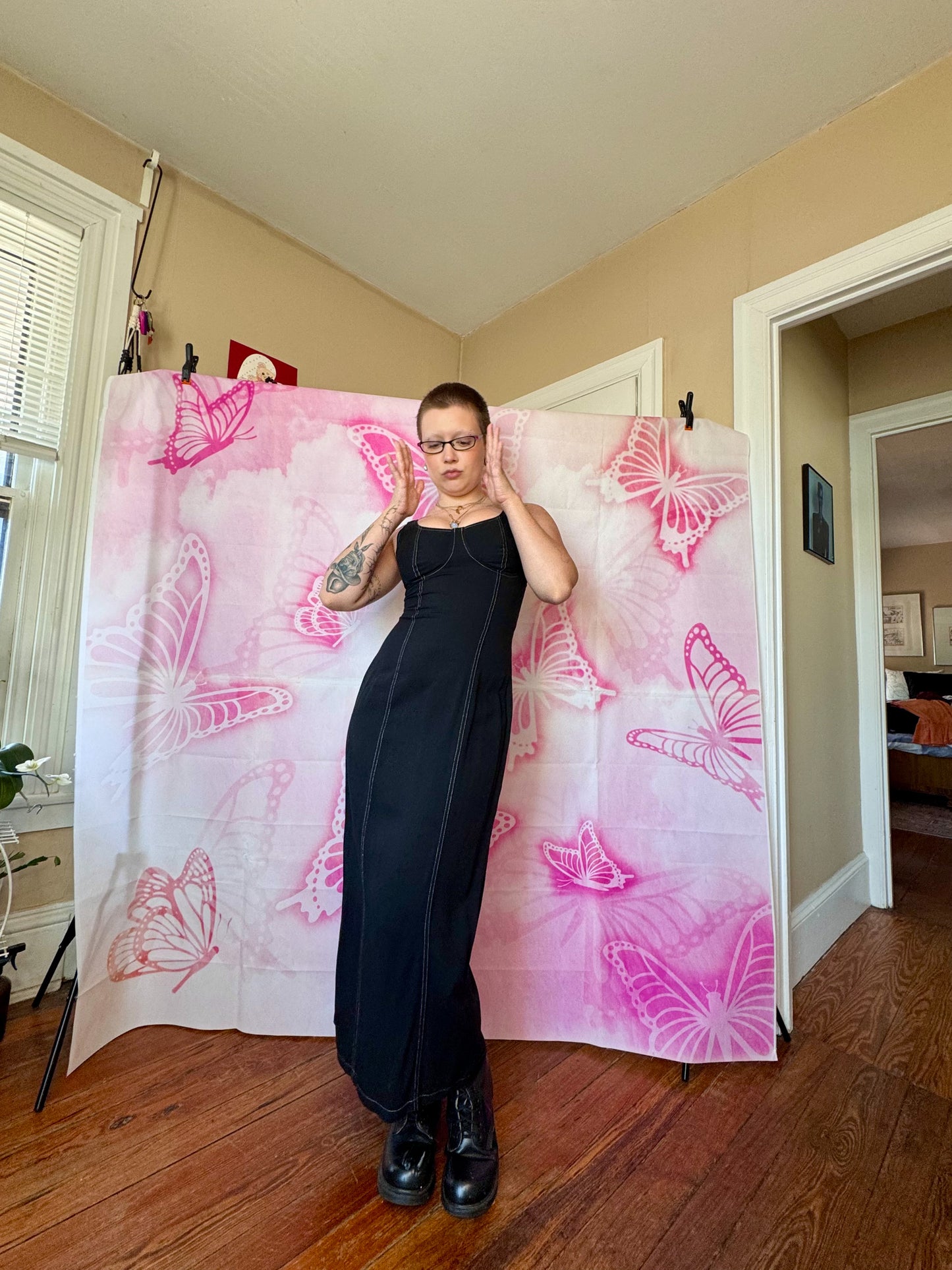 90s Bra Top Maxi Dress