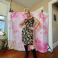 2000 Spring Betsey Johnson Floral Sheer Slip Dress