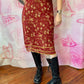 Y2K Betsey Johnson Floral Mesh Skirt