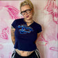 Y2K Naughty Angel Graphic Baby Tee
