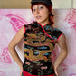 Y2K Mesh Dragon Fitted Top