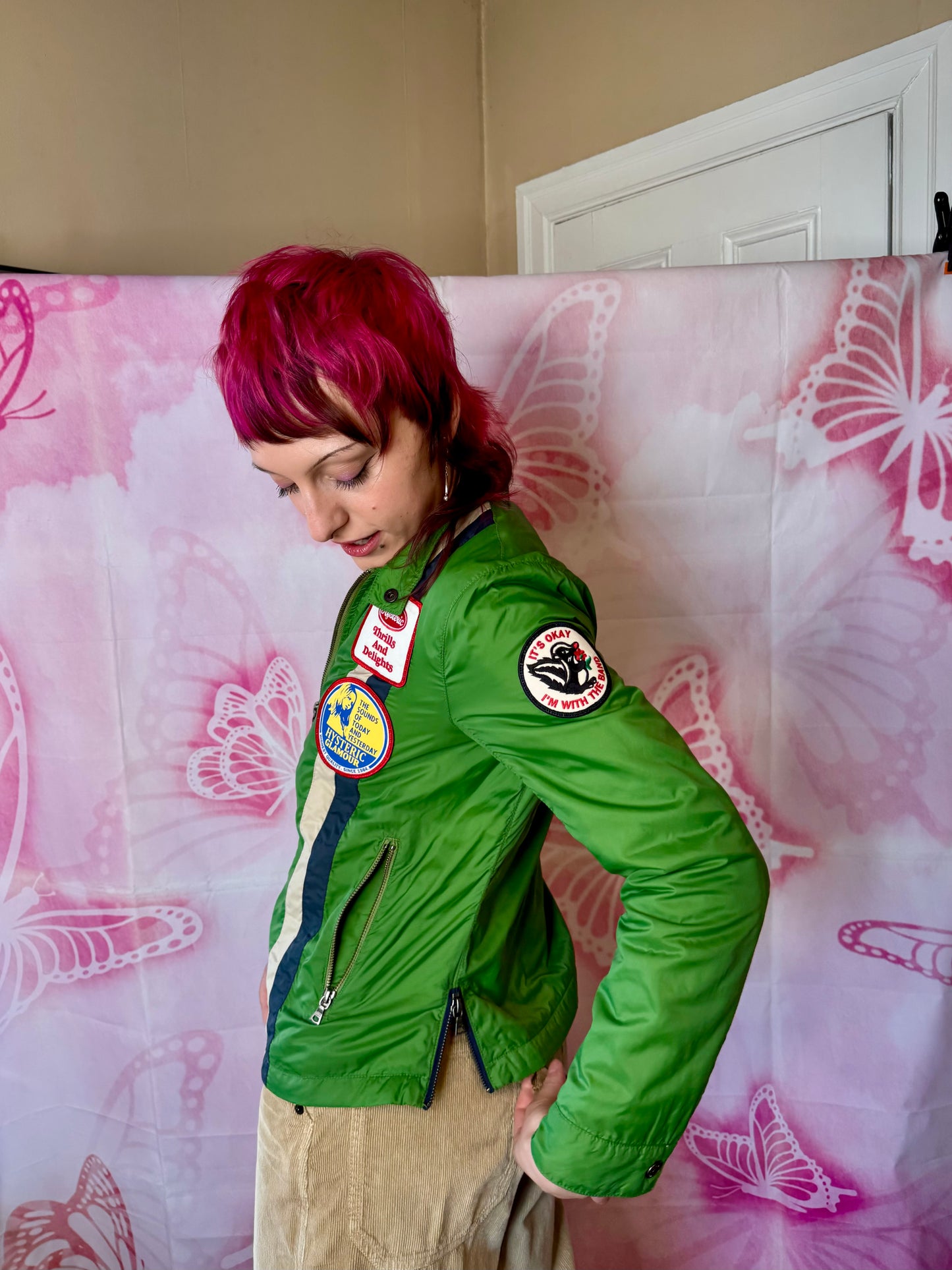 2010s Hysteric Glamour Nylon Jacket w Patches