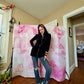 2010s Juicy Couture Oversized Velour Zip Up Hoodie