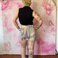 Y2K Pastel Swirl Mini Skirt