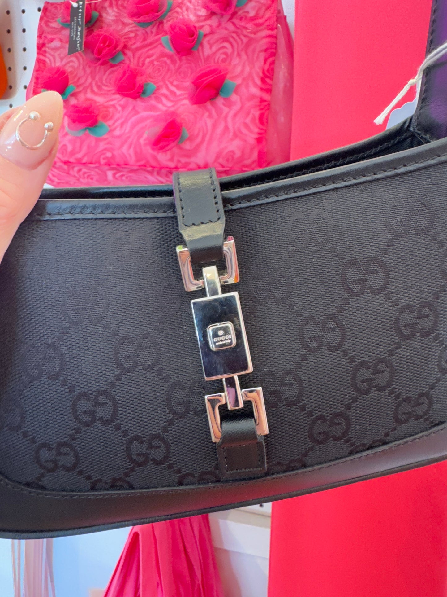 Y2K GUCCI Jackie Mini Monogram Bag