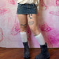 Y2K Micro Mini Denim Skirt
