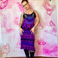 Y2K Custo Barcelona Black Widow Knit Midi Dress