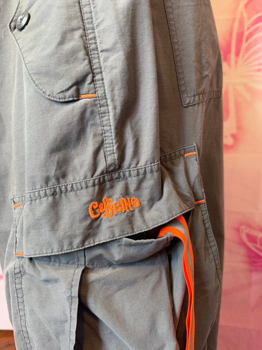 Y2K Parachute Rave Pants by Caffeine
