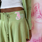 Y2K Juicy Couture Pam & Gela Era “Fluffy J” 2 Piece Skirt Set