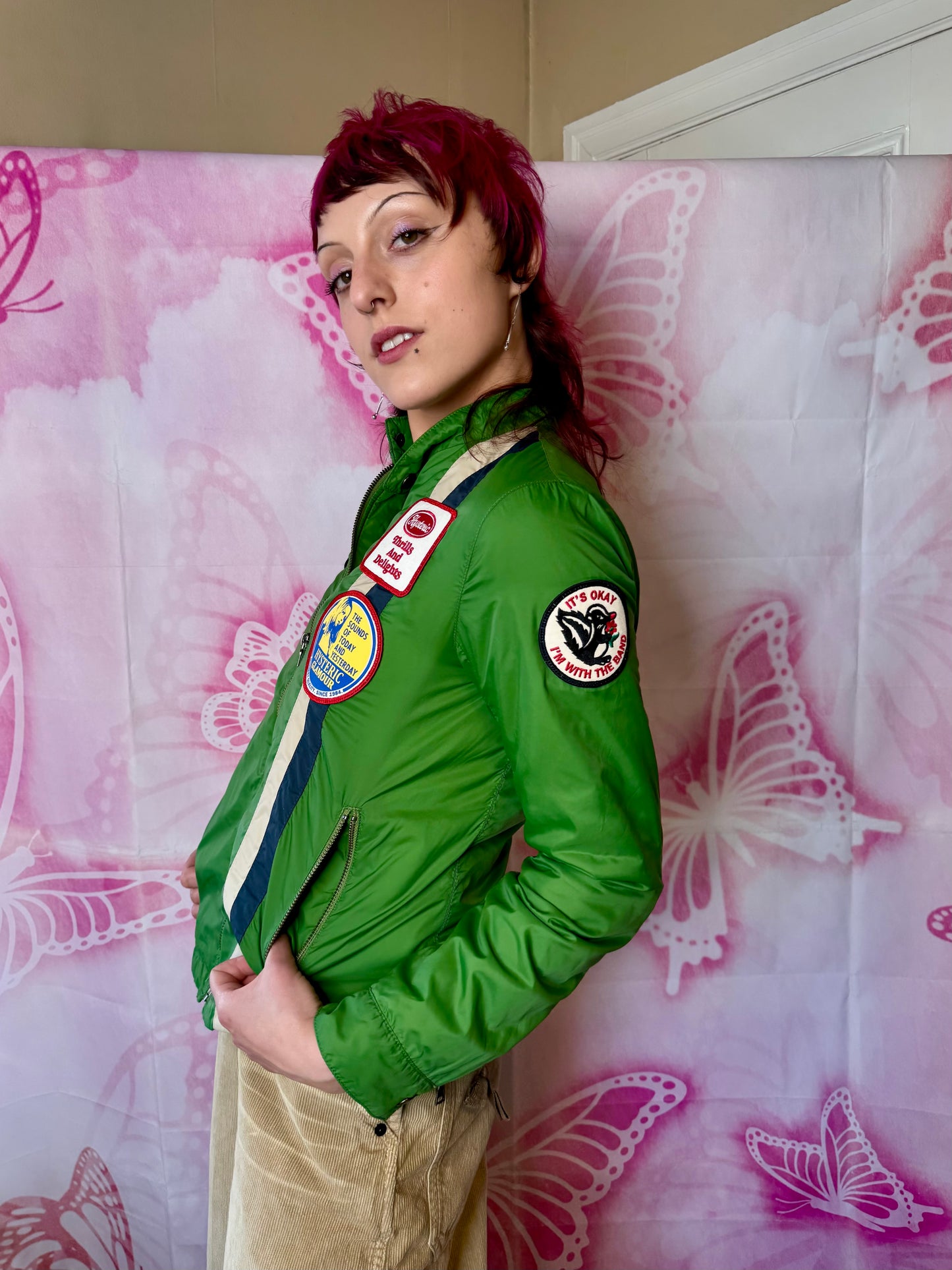 2010s Hysteric Glamour Nylon Jacket w Patches