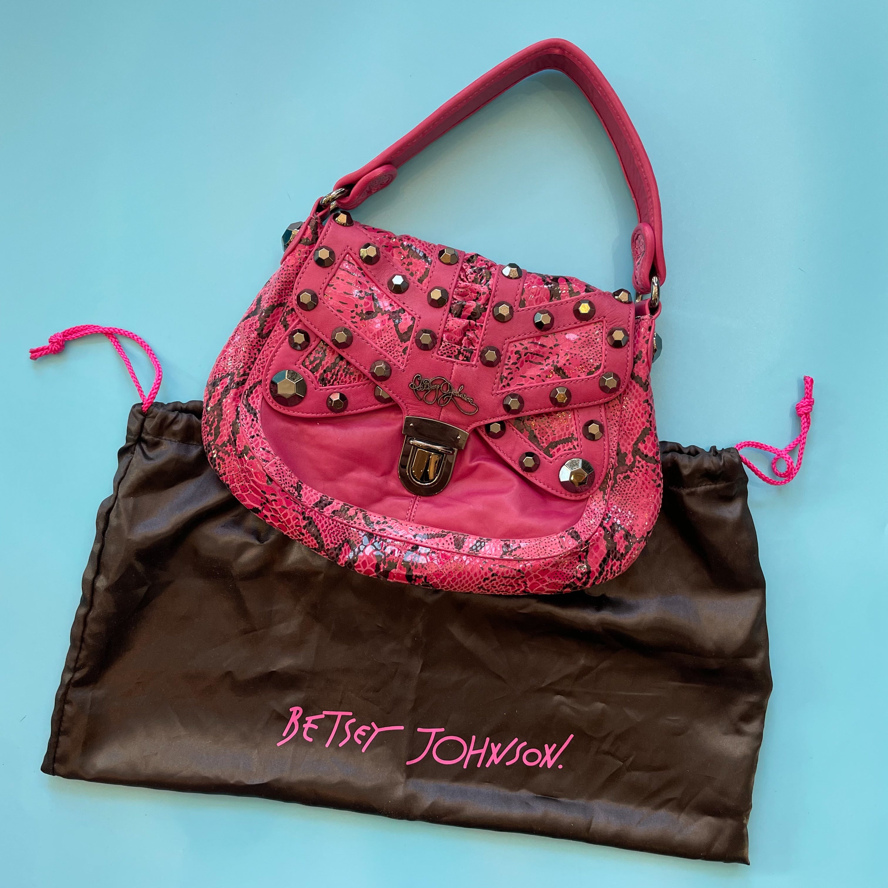 Betsey johnson cheap leather purse