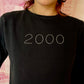 2000 Rhinestone Long Sleeve Tee