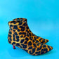 Y2K Betsey Johnson Leopard Sock Boots