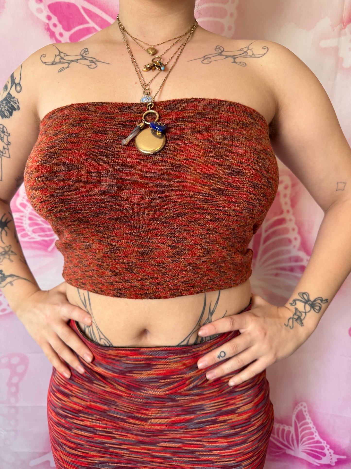 Sweater Knit Tube Top