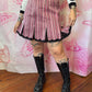 Y2K Betsey Johnson Stripped Mini Skirt