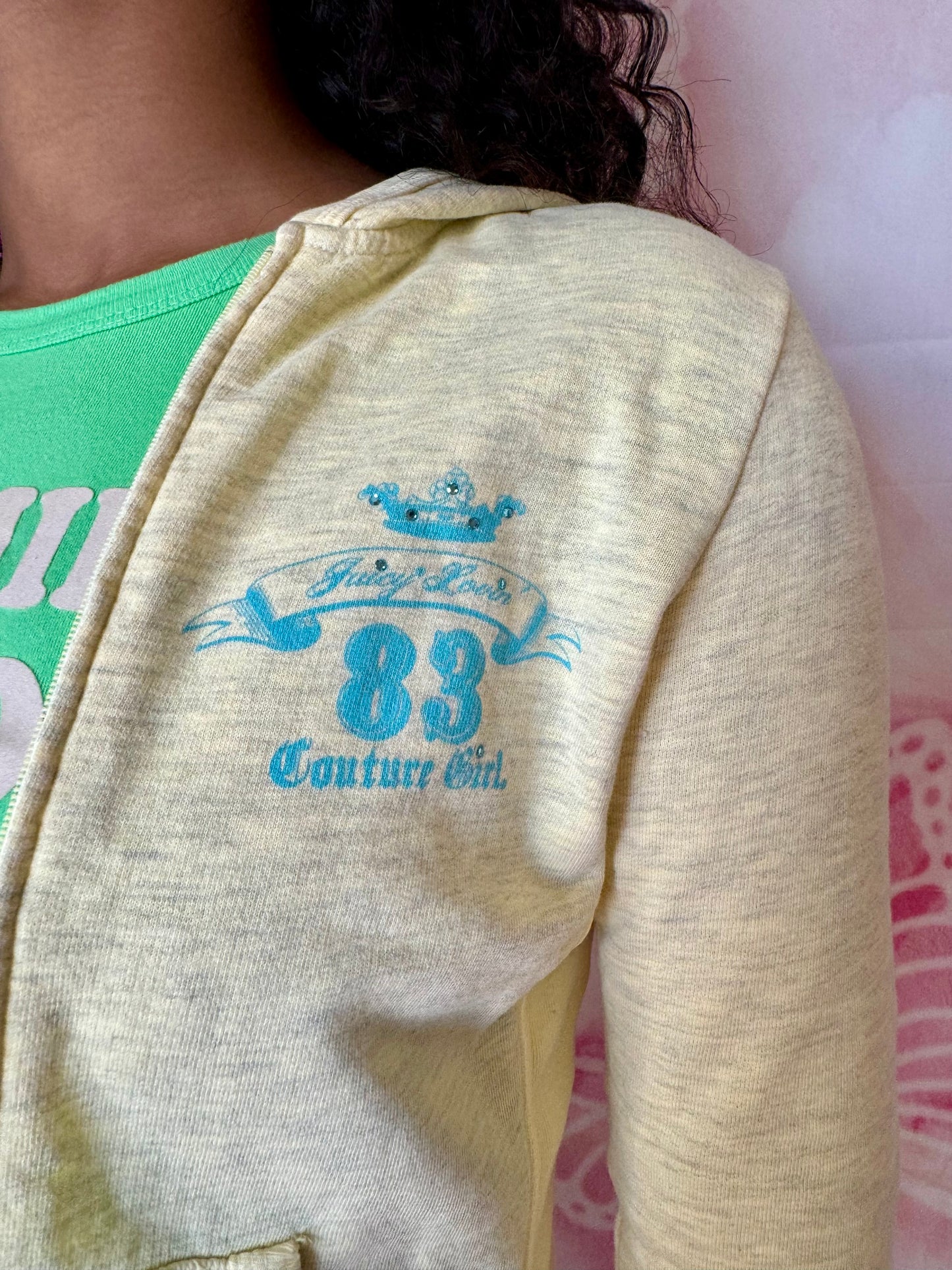 Y2K Juicy Couture Pam & Gela Era Heathered “Couture Girl” 2 Piece Set