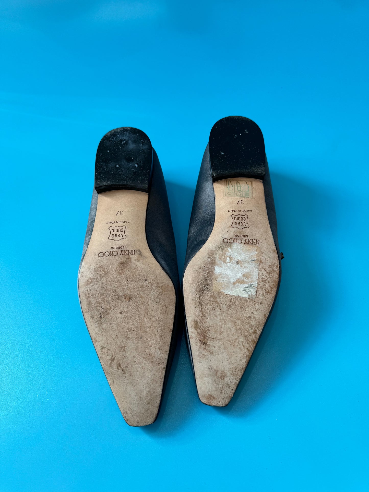 Y2K Jimmy Choo Satin Ballet Flats