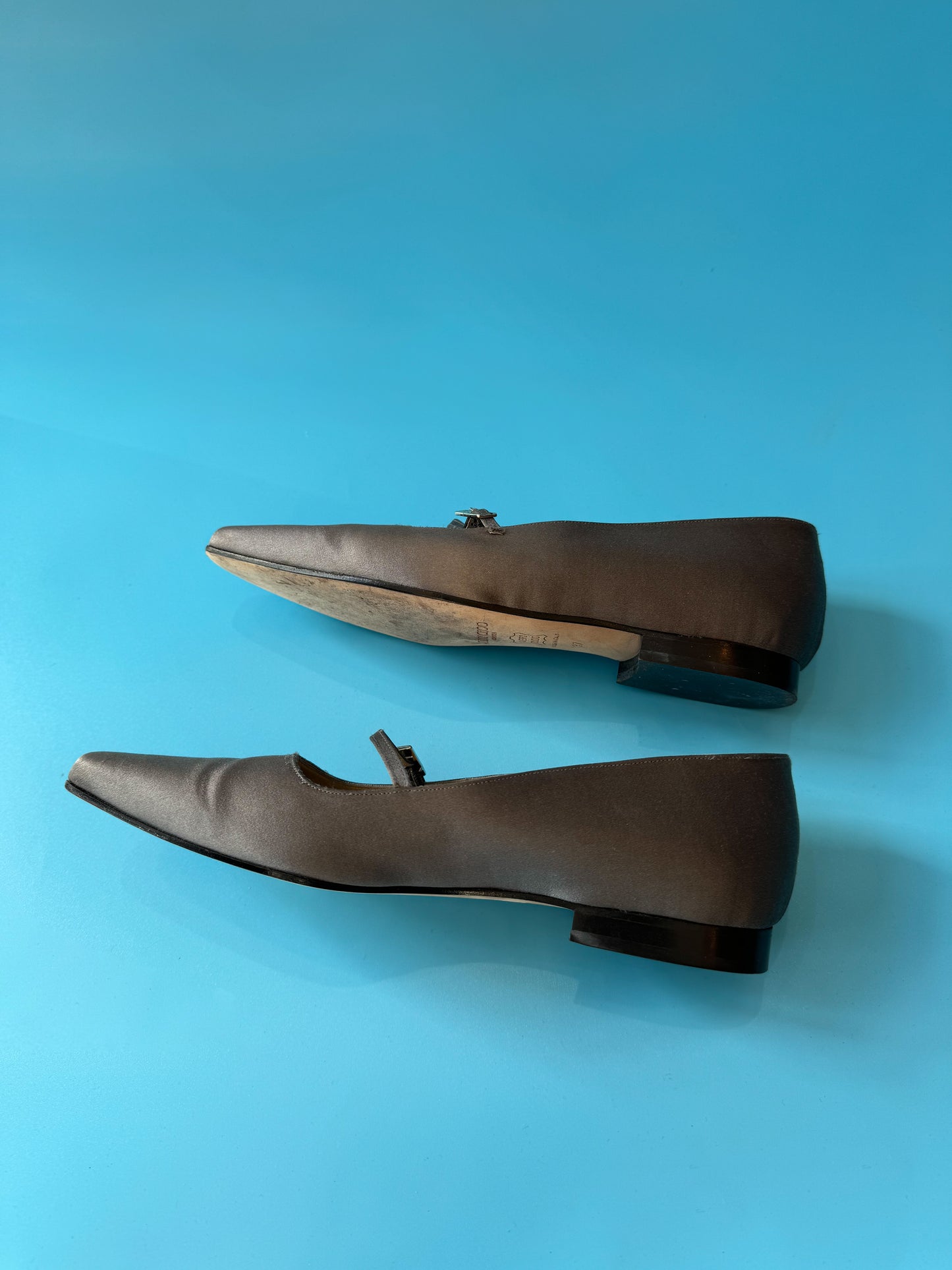 Y2K Jimmy Choo Satin Ballet Flats