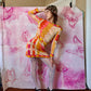 εϊз COMING SOON εϊз 1960s Emilio Pucci Pink-Orange-Yellow Zig Zag Silk Jersey Shift Dress
