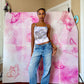 Y2K Deadstock Beadazzled Rose Cami in Ice