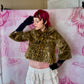 Y2K Faux Leopard Mod Jacket