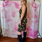 2000 Spring Betsey Johnson Floral Sheer Slip Dress