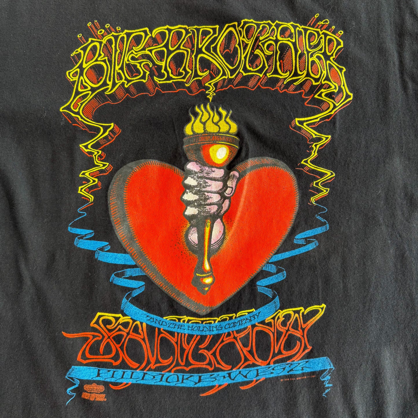 90s Big Brother & The Holding Company + Santana Fillmore West T-Shirt