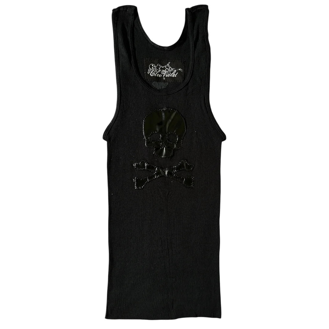 Cleo Violet PVC Skull Tank