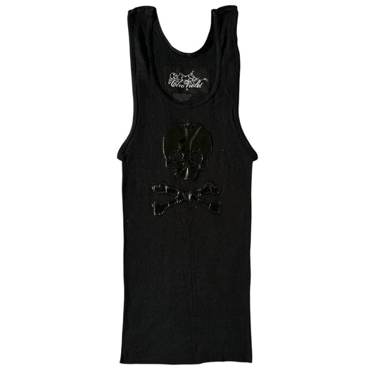 Cleo Violet PVC Skull Tank