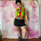 Early 00s Custo Barcelona Mod Portrait Mini Dress “As Seen On…”