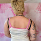 2004 RARE Victoria’s Secret Pink Rainbow Text “i like…” Graphic Tank