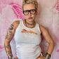 2009 RARE Virgin Mobile Presents The Circus Starring Britney Spears Ribbed Tank