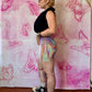 Y2K Pastel Swirl Mini Skirt