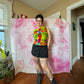 Early 00s Custo Barcelona Mod Portrait Mini Dress “As Seen On…”