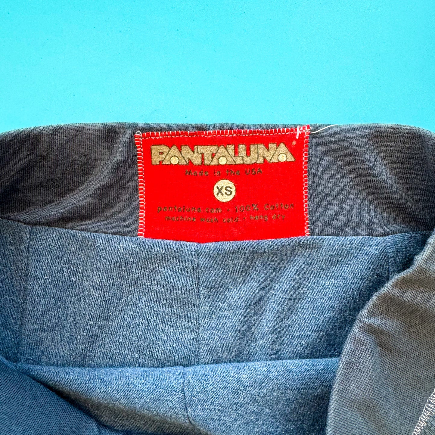 Deadstock Pantaluna Upcycled T-Shirt Skirt in XS