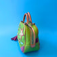 2004 Dooney & Bourke x Lindsay Lohan Square Bowler Collab Bag