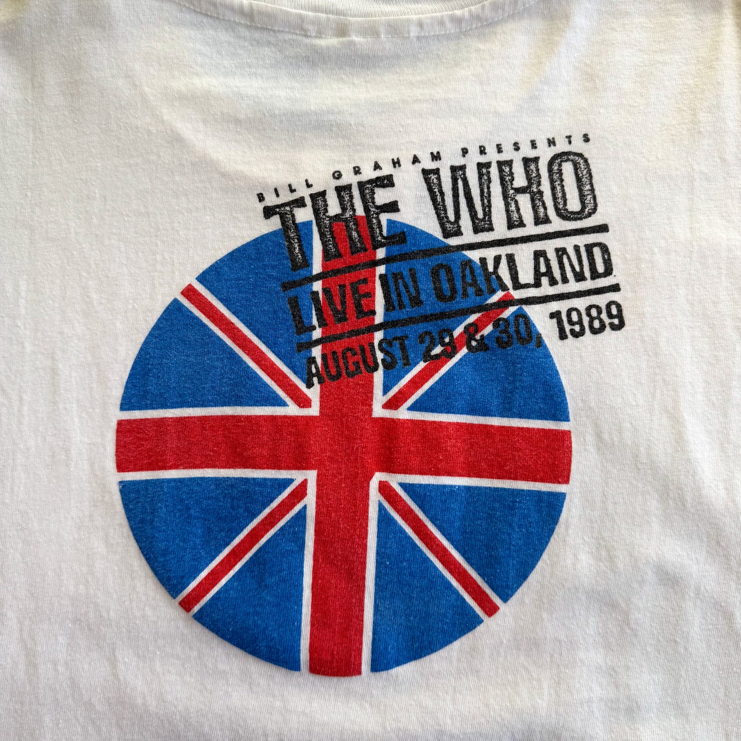 1989 Bill Graham Presents "Day On The Green" The Who T-Shirt