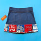Deadstock Pantaluna Upcycled T-Shirt Skirt in XS