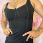 90s Bra Top Maxi Dress