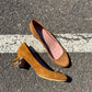 GUCCI Dahlia Suede Pumps