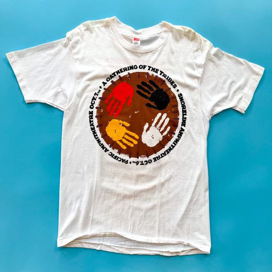 1990 "A Gathering Of The Tribes" Music Festival T-Shirt