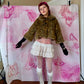 Y2K Faux Leopard Mod Jacket