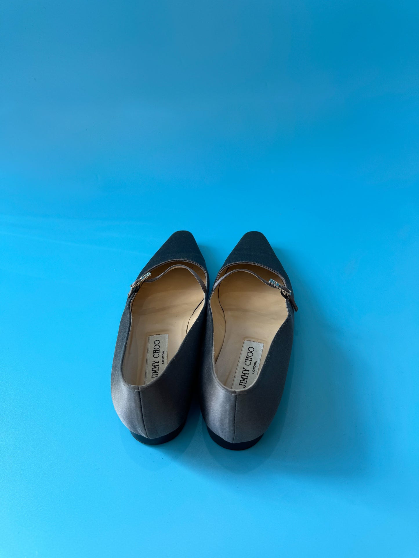 Y2K Jimmy Choo Satin Ballet Flats