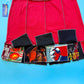 Deadstock Pantaluna Upcycled T-Shirt Skirt in XL